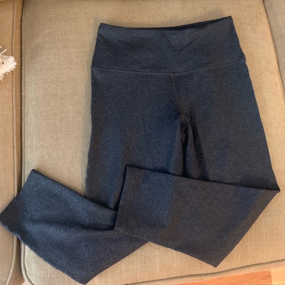 Prana high waisted crop yoga pant- charcoal grey S